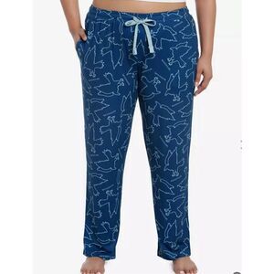 Hot Topic Harry Potter Ravenclaw Mascot Pajama Pants Plus Size 2 Nwot